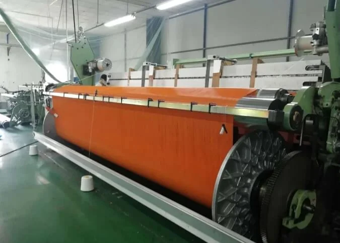production of desulfurization mesh belt